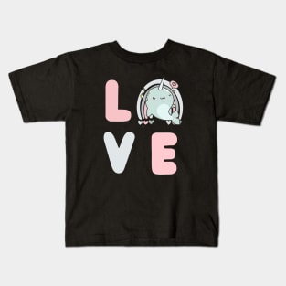 Love Narwhals Kids T-Shirt